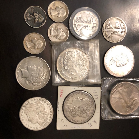 Mixed silver coins for sale - Picture 2 of 2